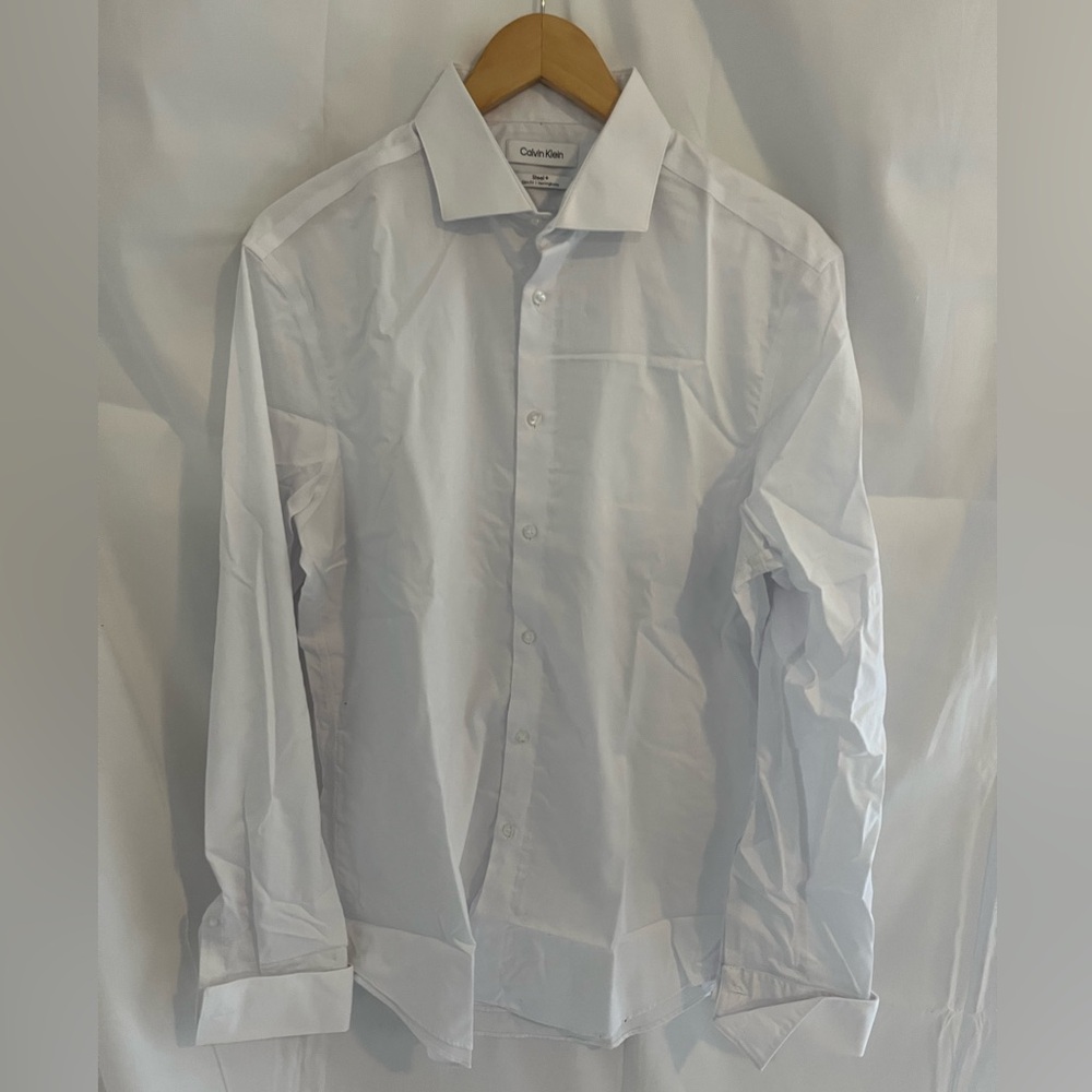 Calvin Klein French Cuff Slim Fit Dress Shirt